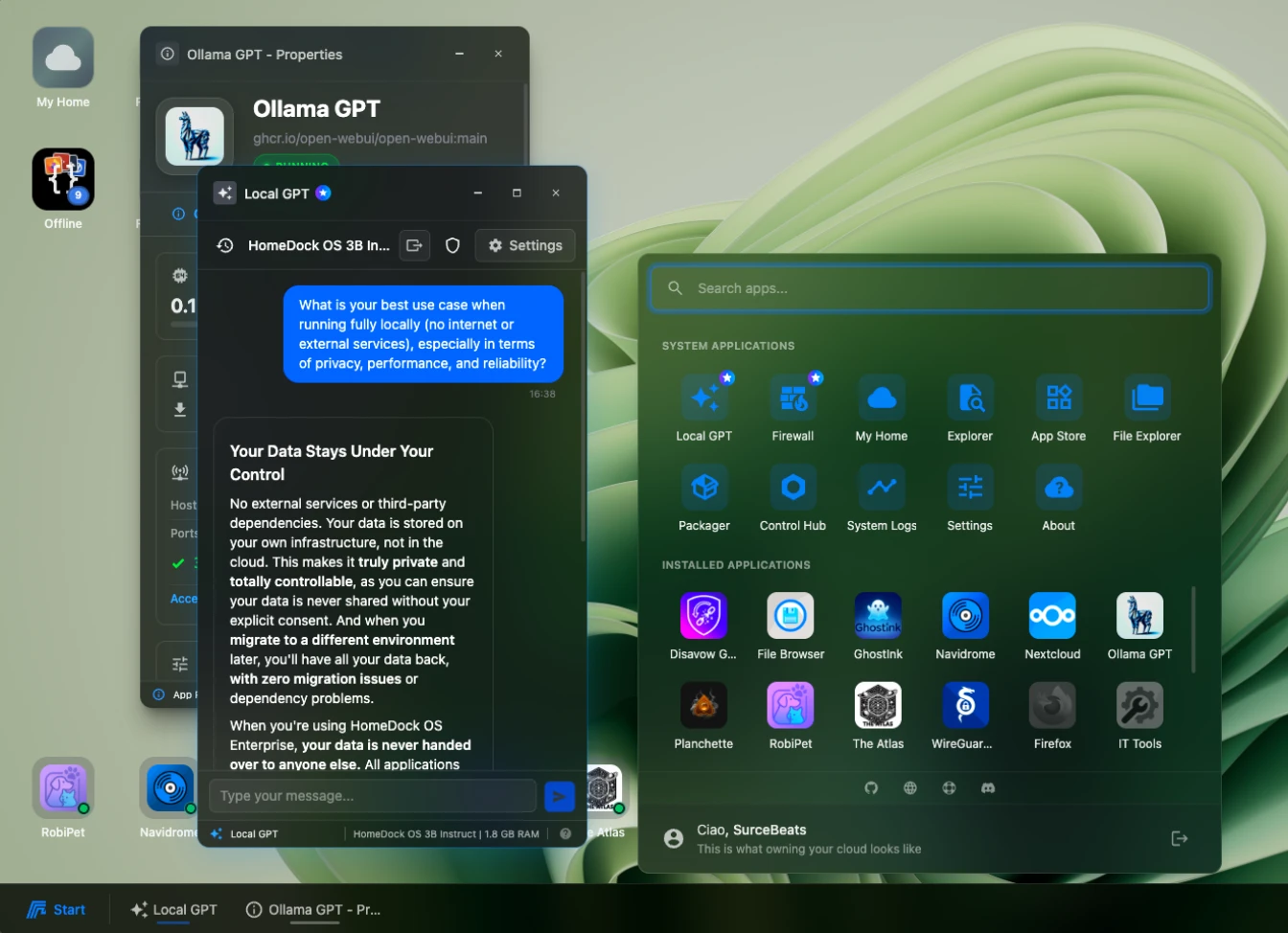 HomeDock OS on multiple devices